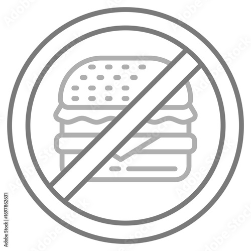No fast food Icon