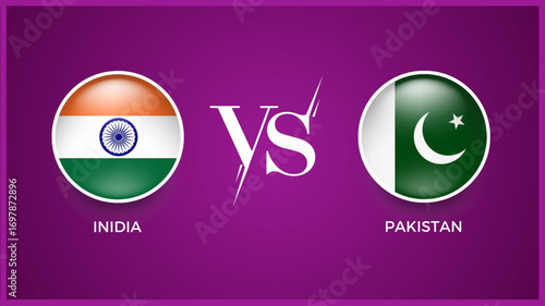 “india vs pakistan broadcast template for icc women cricket world cup sports. vector illustration"
