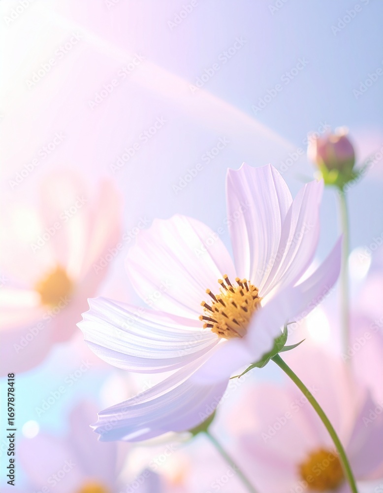Obraz premium Cosmos flower background