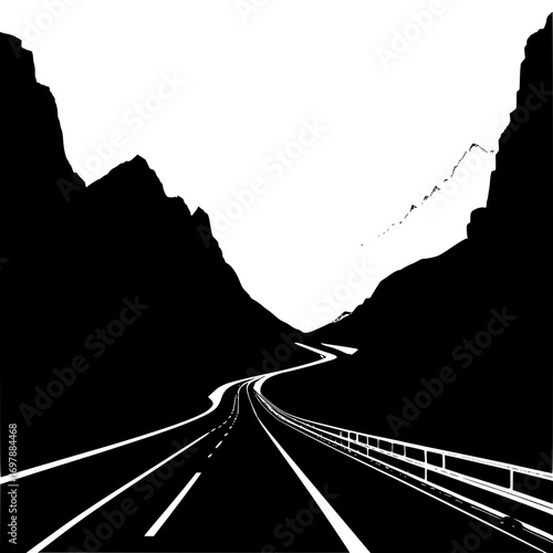 road to the mountains