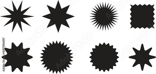 Sticker Pack. Collection of trendy pins. Set of cool patches vector design. Abstract retro badges.