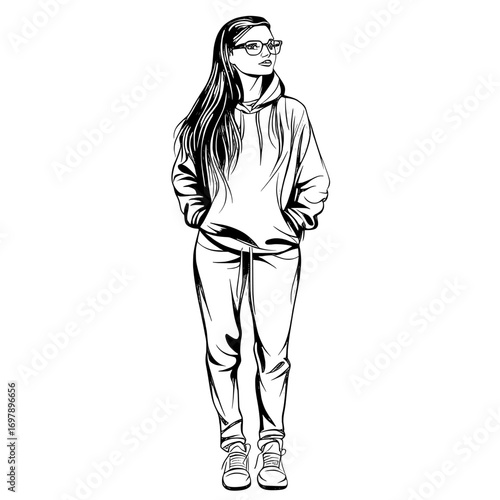 Jaidee's design features a hand-drawn illustration of a cartoon icon known as the doodle girl
