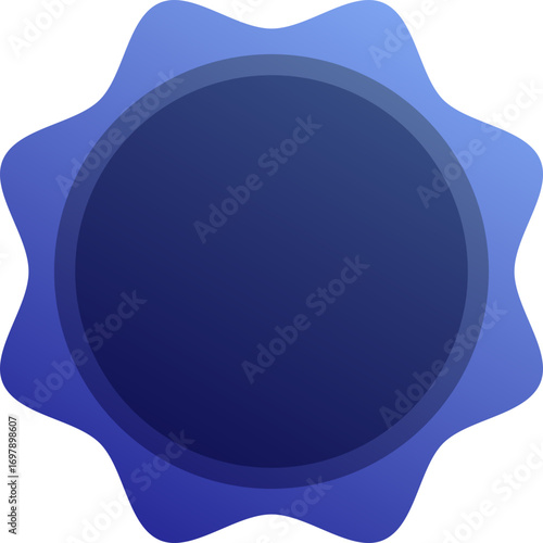 Modern Gradient Circle Badge