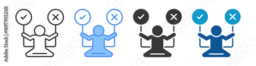 Feasibility Icon Set Multiple Style Collection