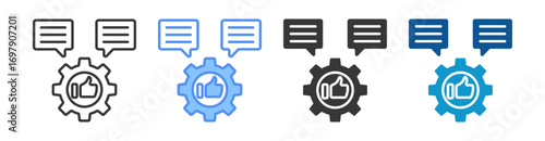 Feedback Icon Set Multiple Style Collection