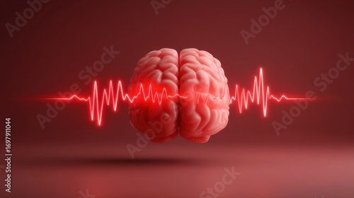 mental health epilepsy concept with awareness, therapy, scan