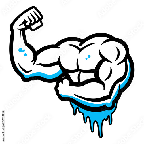 vector illustration of a boxer