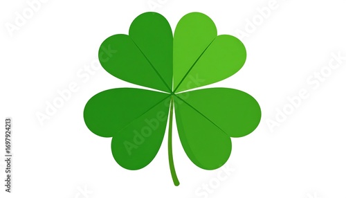 Simple four-leaf clover graphic