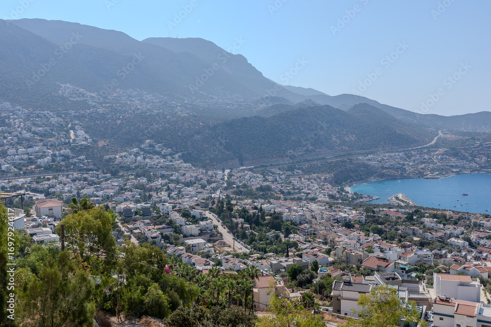 Fototapeta premium view of the bay of Kalkan