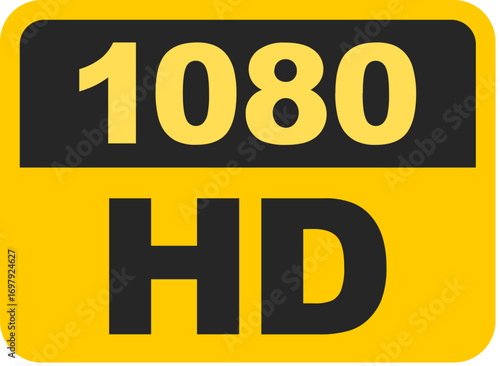 High definition 1080p hd icon vector graphic scalable media resolution graphics