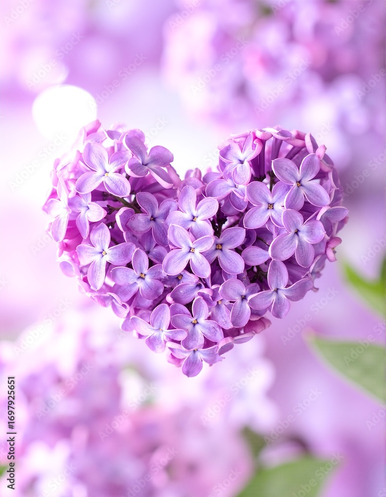 Fototapeta premium A vibrant close-up of delicate lila flowers, showcasing their intricate petals and rich hues, perfect for a calming wallpaper background.