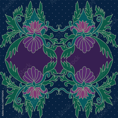 Bohemian opulence ,romantic florals, paisley and dramatic flourishes.
