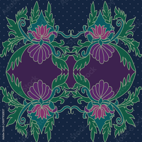 Bohemian opulence ,romantic florals, paisley and dramatic flourishes.
