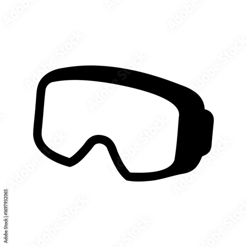 Ski or snowboard goggles for winter sports offering eye protection