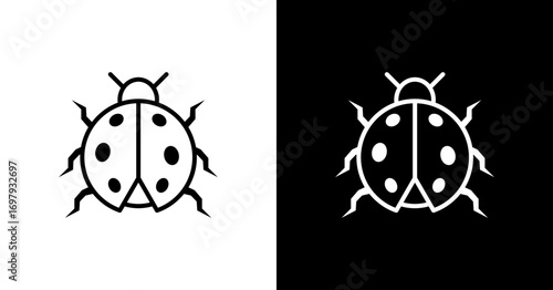 Ladybug Icon Set Design 