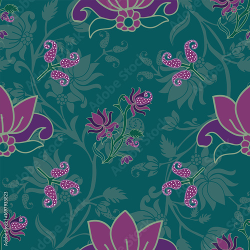 Bohemian opulence ,romantic florals, paisley and dramatic flourishes.
