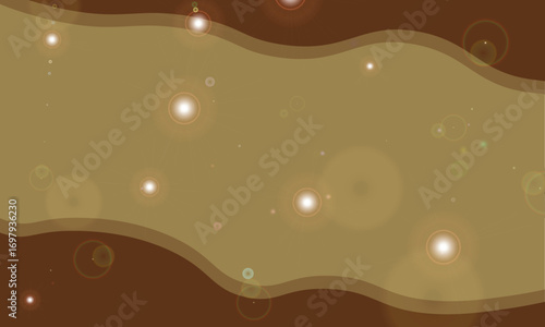 Colorful Wave Background Set with Glowing Light Effect