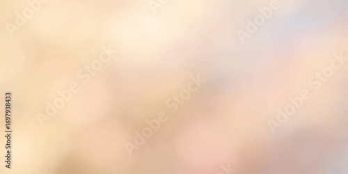 Abstract blue sky background with clouds, a colorful and bright bokeh texture
