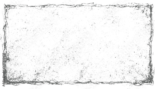Grunge Border  Frame, Dust distress grainy grungy effect, distressed backdrop Wall  Frame distressed  overlay vector design on transparent background.