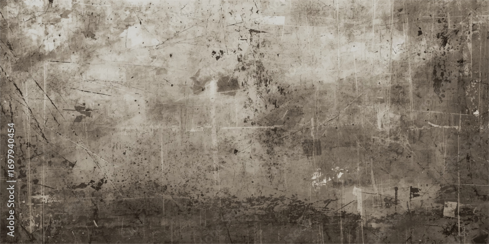 Fototapeta premium Dark vintage concrete wall with a rough, grungy texture