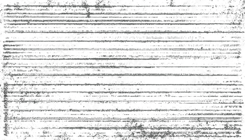 Grunge Scratch Texture with Distressed Horizontal Lines overlay urban illustration. Overlay to create interesting effect  Black isolated vector design on transparent background.