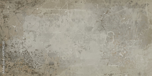 Grungy brown and grey aged stone wall texture pattern with rough surface background