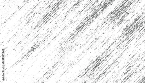 Grunge scratched Monochrome Distressed Fabric Texture  Abstract Vector  sprayed ink grain texture overlay.   black and white gritty vector design on transparent background.
