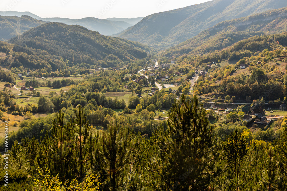 Fototapeta premium Valley near Mokra Gora, Serbia