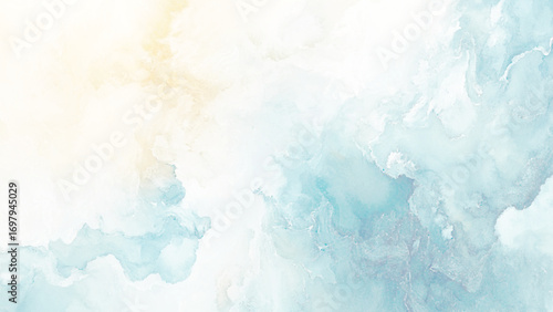 grunge and stained ink and watercolor textures on white paper background, Abstract brown color soft light ink effect shades gradient watercolor texture, Watercolor abstract wet hand drawn texture.