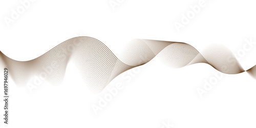 Abstract brown wave line gradient color background.brown wave modern stream background.digital frequency track equalizer,digital art, presentations, branding, and modern creative projects,