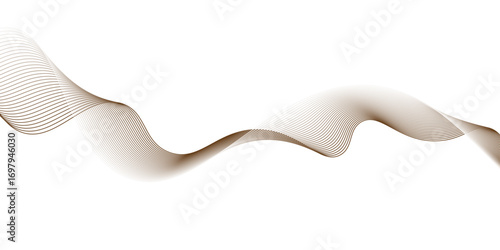 Abstract brown wave line gradient color background.brown wave modern stream background.digital frequency track equalizer,digital art, presentations, branding, and modern creative projects,