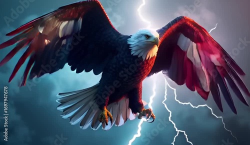 eagle in flight