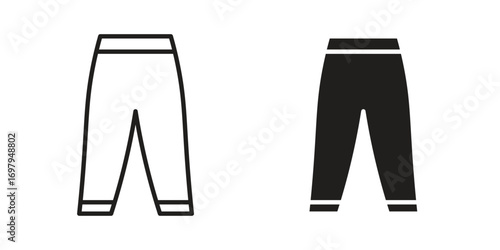 Tights icon symbol for logo, web, app designs.
