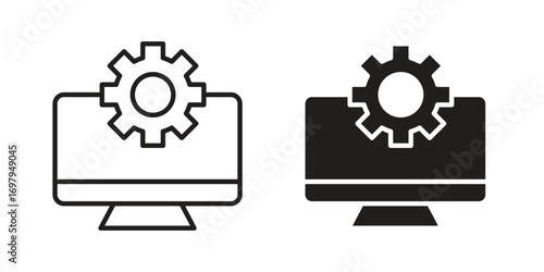 System icon symbol for logo, web, app designs.
