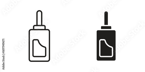 Serum icon symbol for logo, web, app designs.