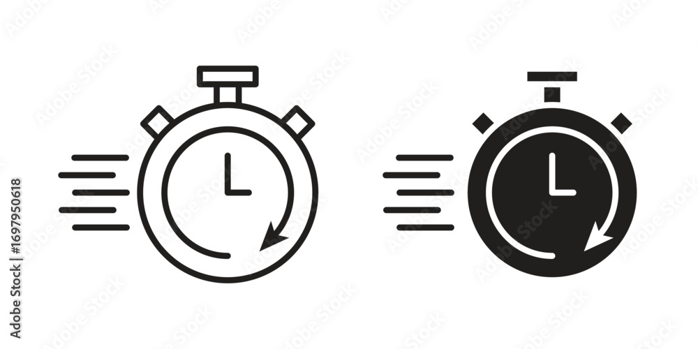 Naklejka premium Quick icon symbol for logo, web, app designs.