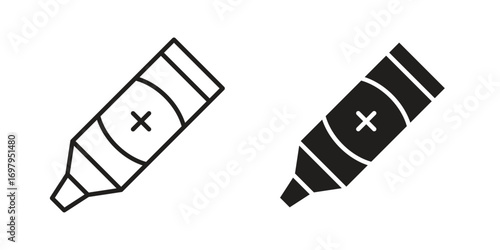 Ointment icon symbol for logo, web, app designs.