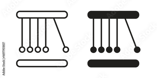 Momentum icon symbol for logo, web, app designs.