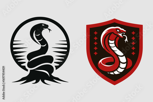 Wallpaper Mural This is a cobra snake vector logo suitable for use in company logo designs, food, fertilizer, poison, chemicals, textiles, food ingredients, clothes, belts, jackets Torontodigital.ca