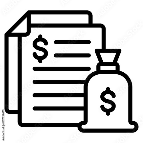 Budget Sheet Icon