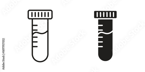 Blood sample icon symbol for logo, web, app designs.
