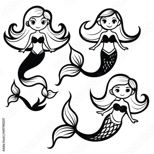 A collection of various black dripping liquid splatters, drops, and blobs isolated on a white background.