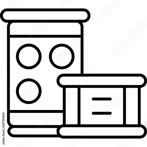 Canned Food Icon Vector Element
