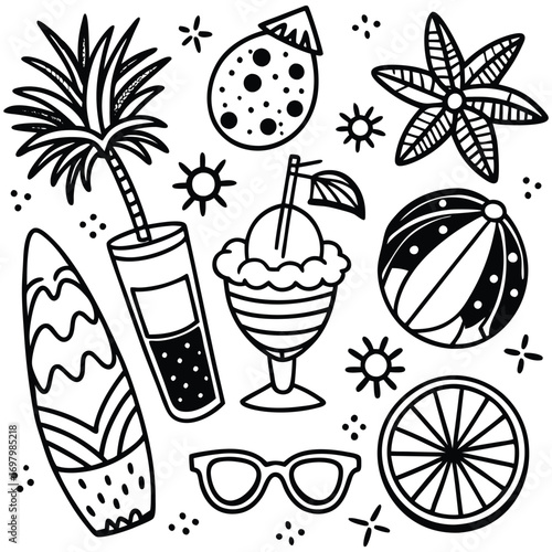 A collection of various black dripping liquid splatters, drops, and blobs isolated on a white background.