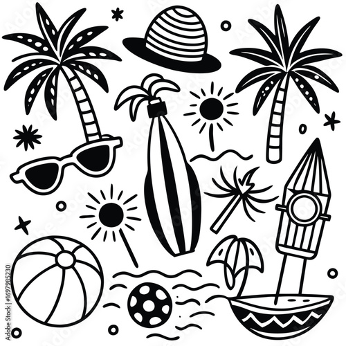 A collection of various black dripping liquid splatters, drops, and blobs isolated on a white background.