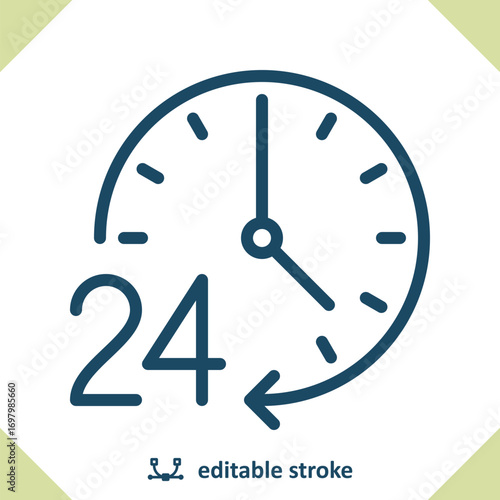 Around The Clock Icon