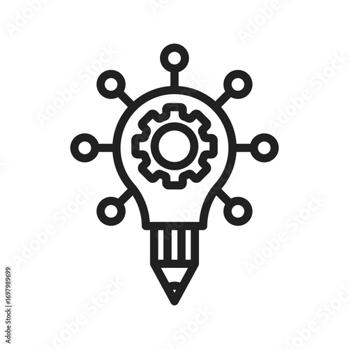 Art & Creativity icon vector image. Suitable for mobile apps, web apps and print media.