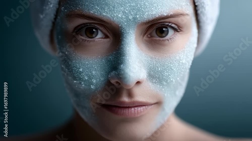 Woman Facial Treatment Enjoying Skin Care