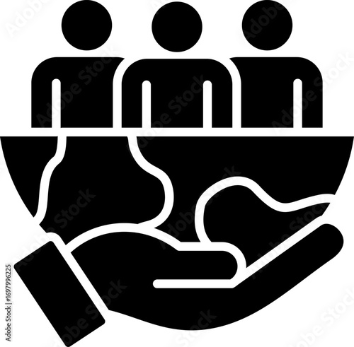Global Citizenship glyph icon