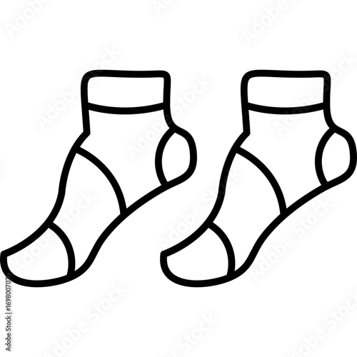 Socks Icon Vector Element